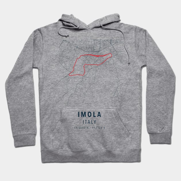 imola simple map Hoodie by boy cartograph